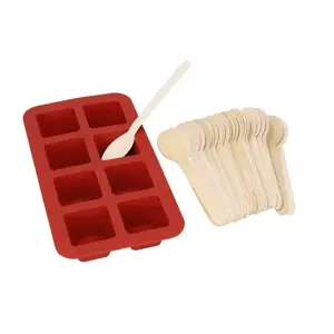 Lc Silicone Choc Mould W 24Pc Spoons