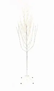 1.5M 150L Birch Angel Tree White Led Tree