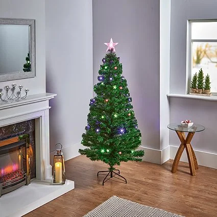 1.5m Colour Changing Fibre Optic Christmas Tree - image 4