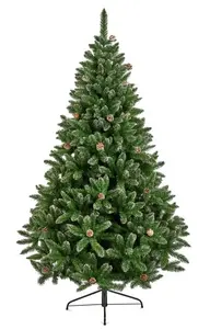 1.8M Rocky Mountain Pine Artificial Christmas Tree with Snow Tipped Pine Cones
