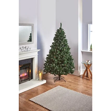 1.8M Rocky Mountain Pine  PVC Snow Tipped Pine Cones - image 2