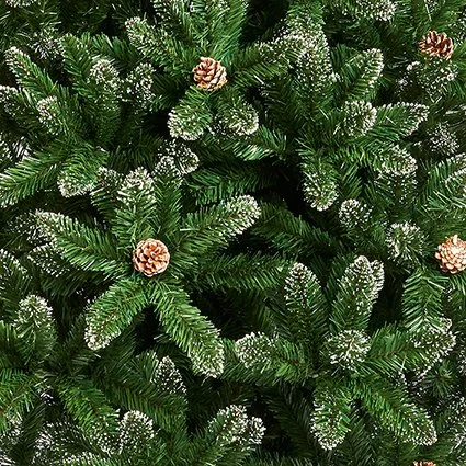 1.8M Rocky Mountain Pine  PVC Snow Tipped Pine Cones - image 4
