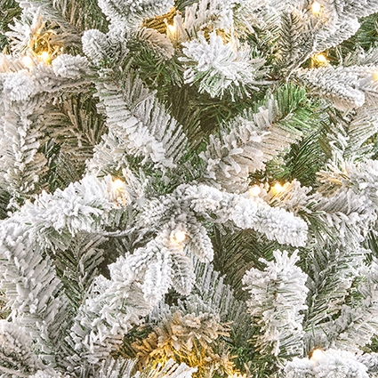 1.8m Snow Valley Fir Artificial Christmas Tree - image 2