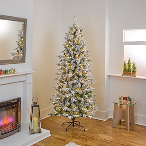 1.8m Snow Valley Fir Artificial Christmas Tree - image 4