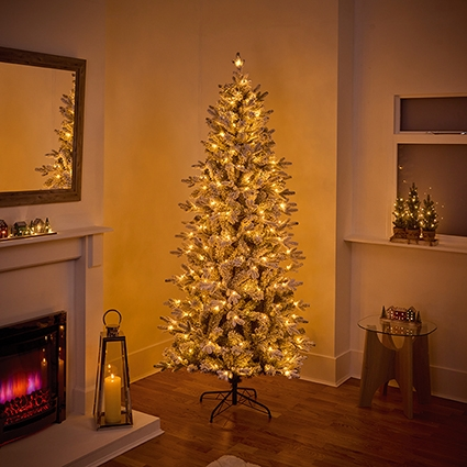 1.8m Snow Valley Fir Artificial Christmas Tree - image 5