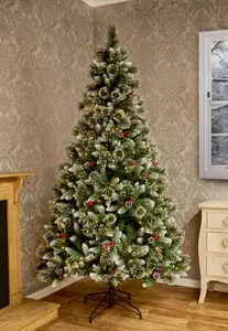 1.8M Sugar Pine PVC Tree with - image 2