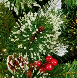 1.8M Sugar Pine PVC Tree with - image 3