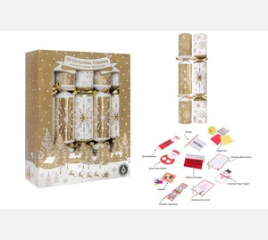 10 FAMILY GOLD SNOWFLAKE 12" CRACKERS