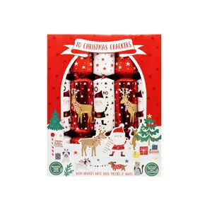 10 FAMILY SANTA & HELPERS 12" CRACKERS - image 2