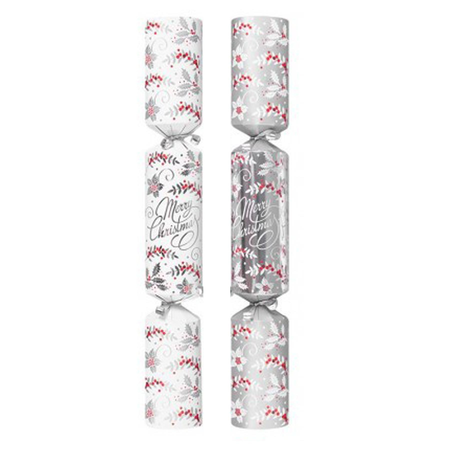 10 LUXURY SILVER BERRY 14" CRACKERS - image 2