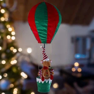 100cm Christmas Reindeer Hot Air Balloon Decoration