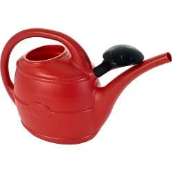 10L Ward Watering Can with Rose     Red