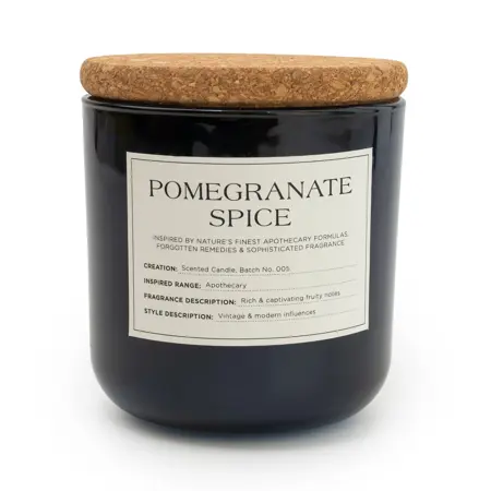 11Cm Glass Jar Wax Filled Pot With Cork - image 1