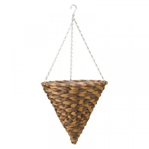 14" Earth Braid Faux Rattan Cone