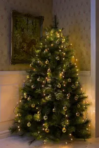 150 Amber LED Outdoor Christmas Tree Lights - image 4