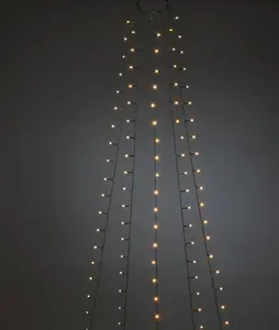 150 Warm White LED Christmas Tree Ring Lights - image 1