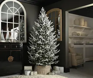 150cm Beacon Ridge Flocked Fir Tree