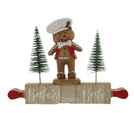 15cm Standing Chef Gingerbread-BAKERS GONNA BAKE