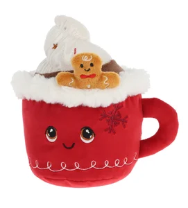 16cm Keeleco Christmas Hot Chocolate Plush