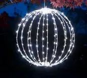 190 LED Twinkle Orb - Cool White 30 cm Dia