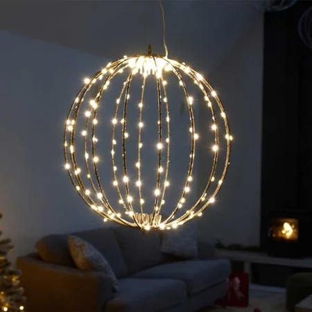 190 LED Twinkle Orb  Warm White 30cm  LV