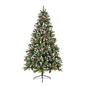 2.4m New Jersey Spruce with Pine Cones and Berries- PE-PVC - image 1