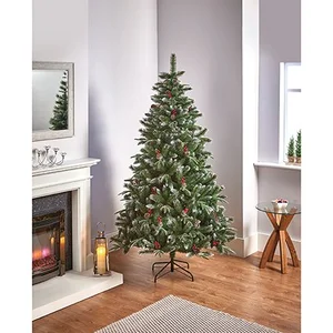 2.4m New Jersey Spruce with Pine Cones and Berries- PE-PVC - image 2
