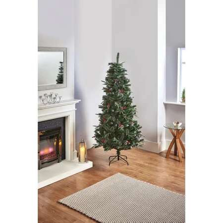 2.4M Slim New Jersey Spruce Artificial Christmas Tree - image 2