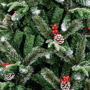 2.4M Slim New Jersey Spruce Artificial Christmas Tree - image 4