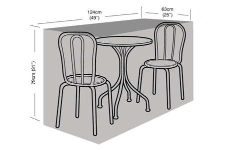 2 Seater Small Bistro Set Cover Green - image 1