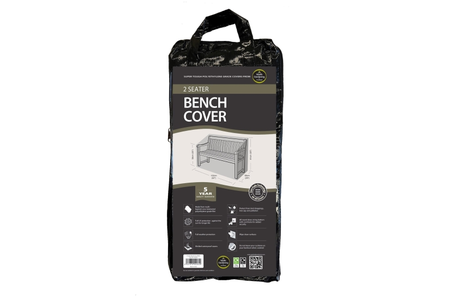 2 Seater Bench Cover Black - image 3