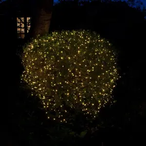 200 Fit & Forget B/O Warm White Multifunction String Lights - image 1