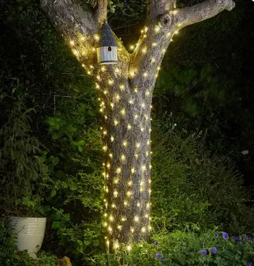 200 Warm White Solar Firefly String Lights – 20m - image 1