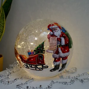 20cm Santa LightSphere Christmas Decoration - image 2