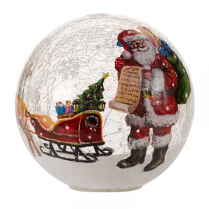 20cm Santa LightSphere Christmas Decoration - image 1