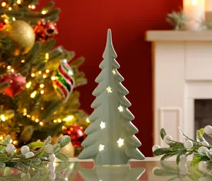 23Cm Bo Lit Porcelain Green Tree