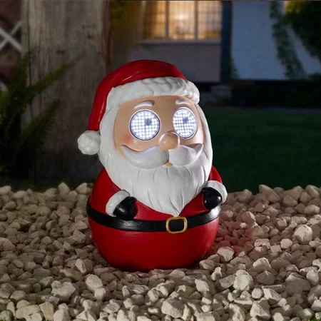 25cm Blinkin’ Santa Light Up Christmas Decoration