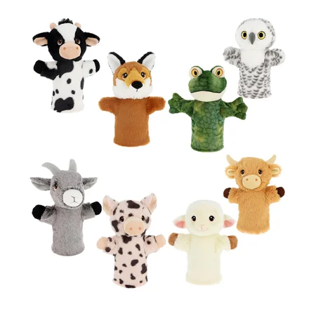 27cm Keeleco Farm Hand Puppets - image 1