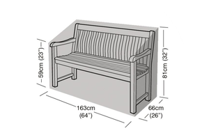 3 Seater Bench Cover Black - image 1