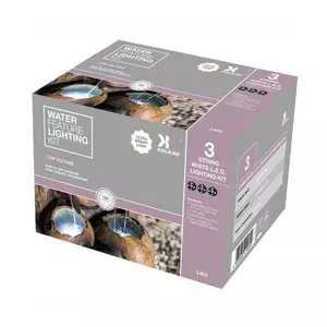 3 String White LED Lighting Kit