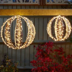 30cm GoldTwist Globe Christmas Light