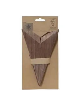 30cm Hanging Dark Brown Paper Star - image 2