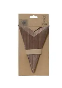 30cm Hanging Dark Brown Paper Star - image 2