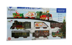 31pc Christmas Train with Smoke/Light/Music