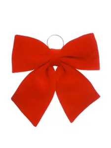 34cm Red Velvet Bow
