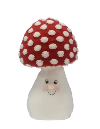 35cm Red and White Plush Mushroom