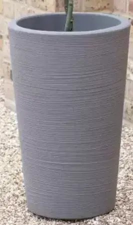 35cm Varese Medium Planter Alpine Grey