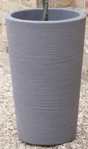 35cm Varese Medium Planter Alpine Grey