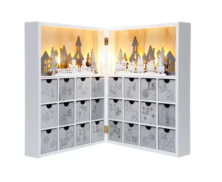 36cm Light Up Folding Christmas Advent Calendar