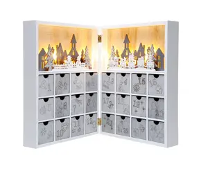 36cm Light Up Folding Christmas Advent Calendar
